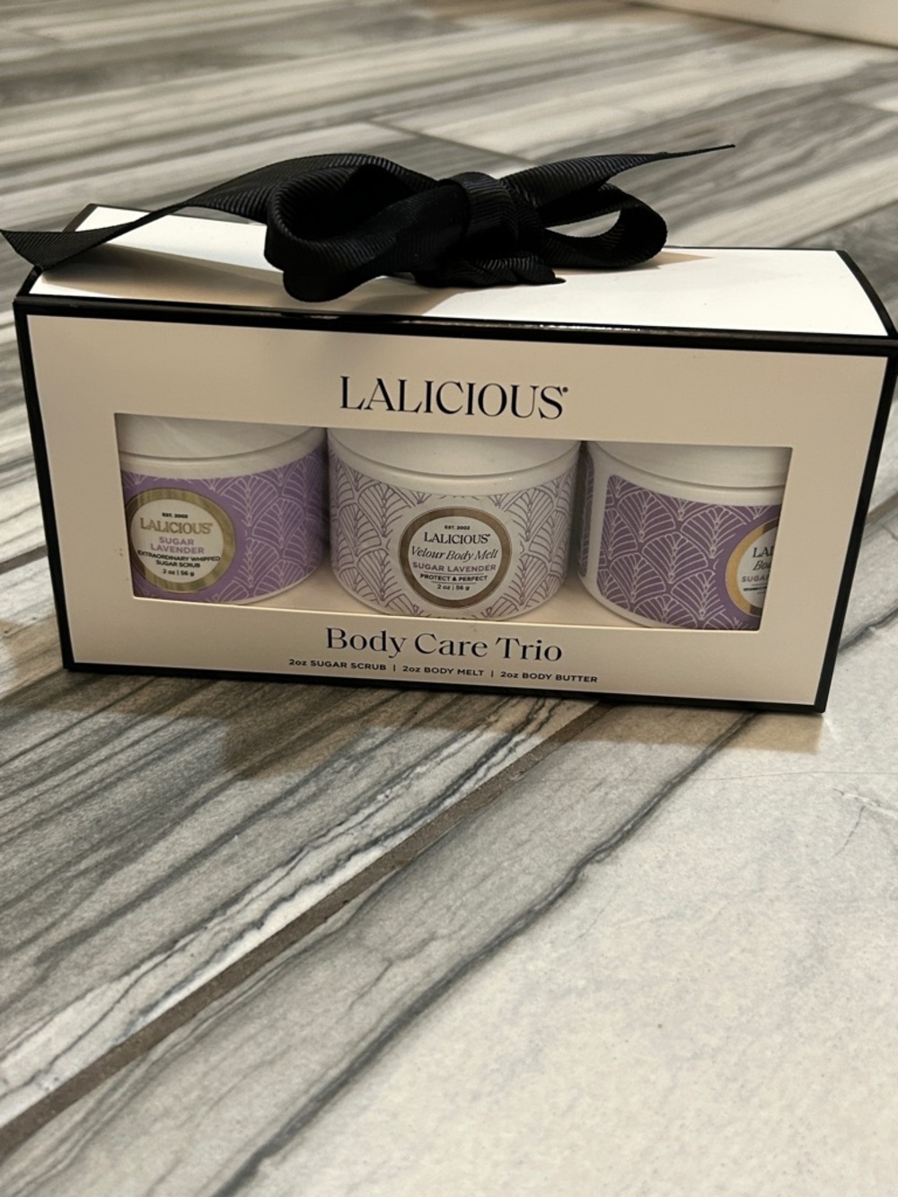 Lalicious Lavender Body Care Trio - Lavender Sugar Scrub, Body Melt & Butter